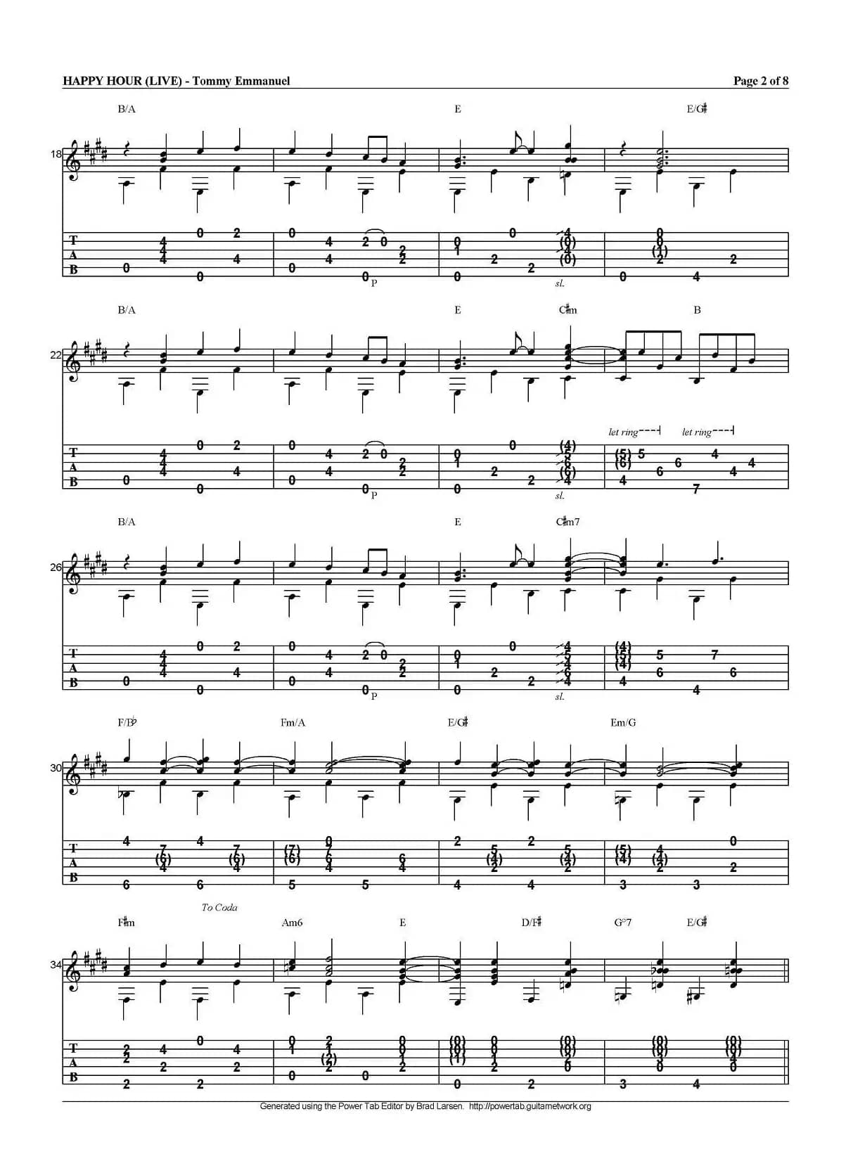 tommy emmanuel：happy hour live（指弹吉他）