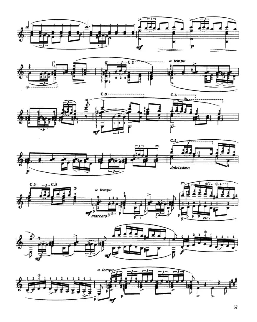 卡狄斯（歌曲）（古典吉他）