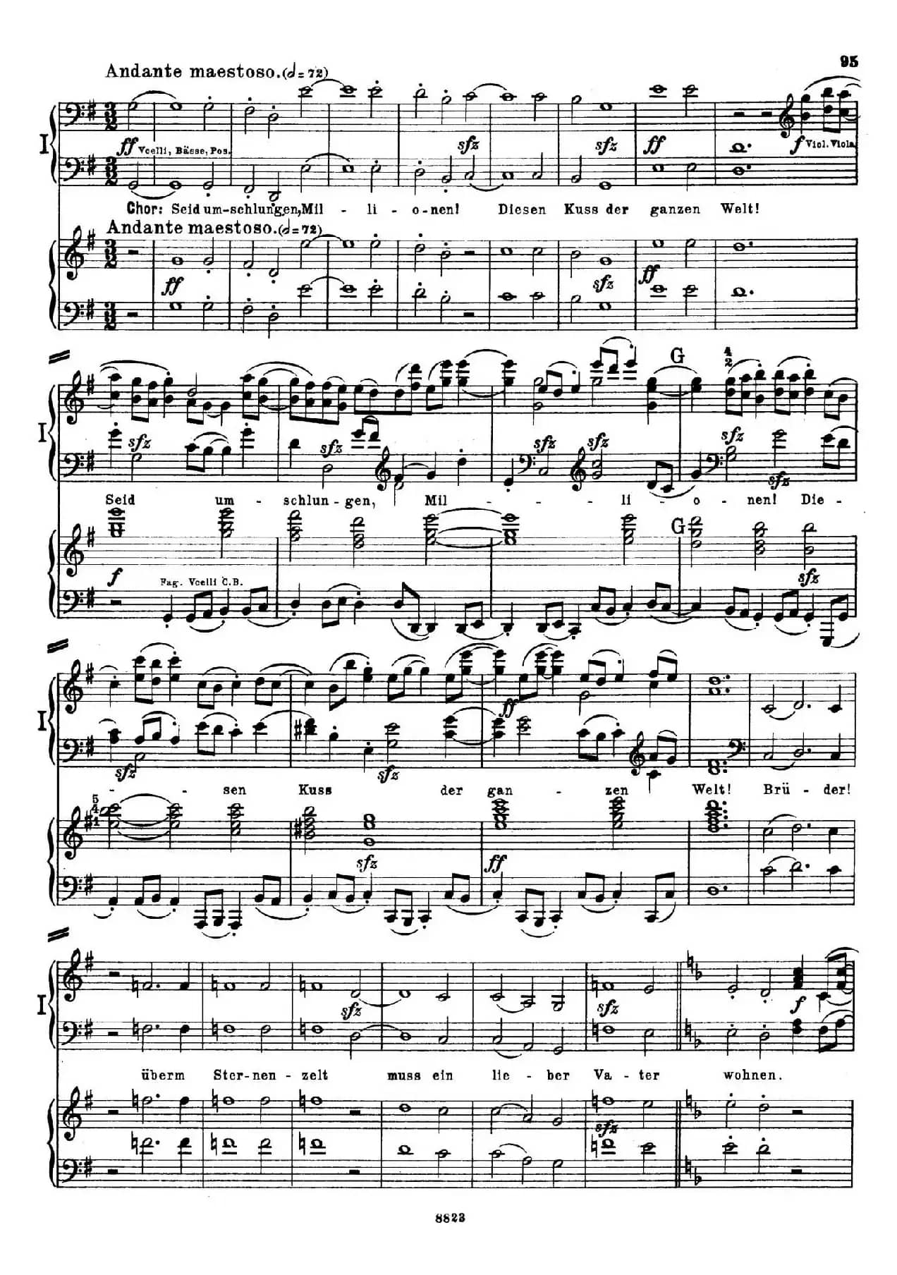 d小调第九交响曲 Op.125（双钢琴P93——102）