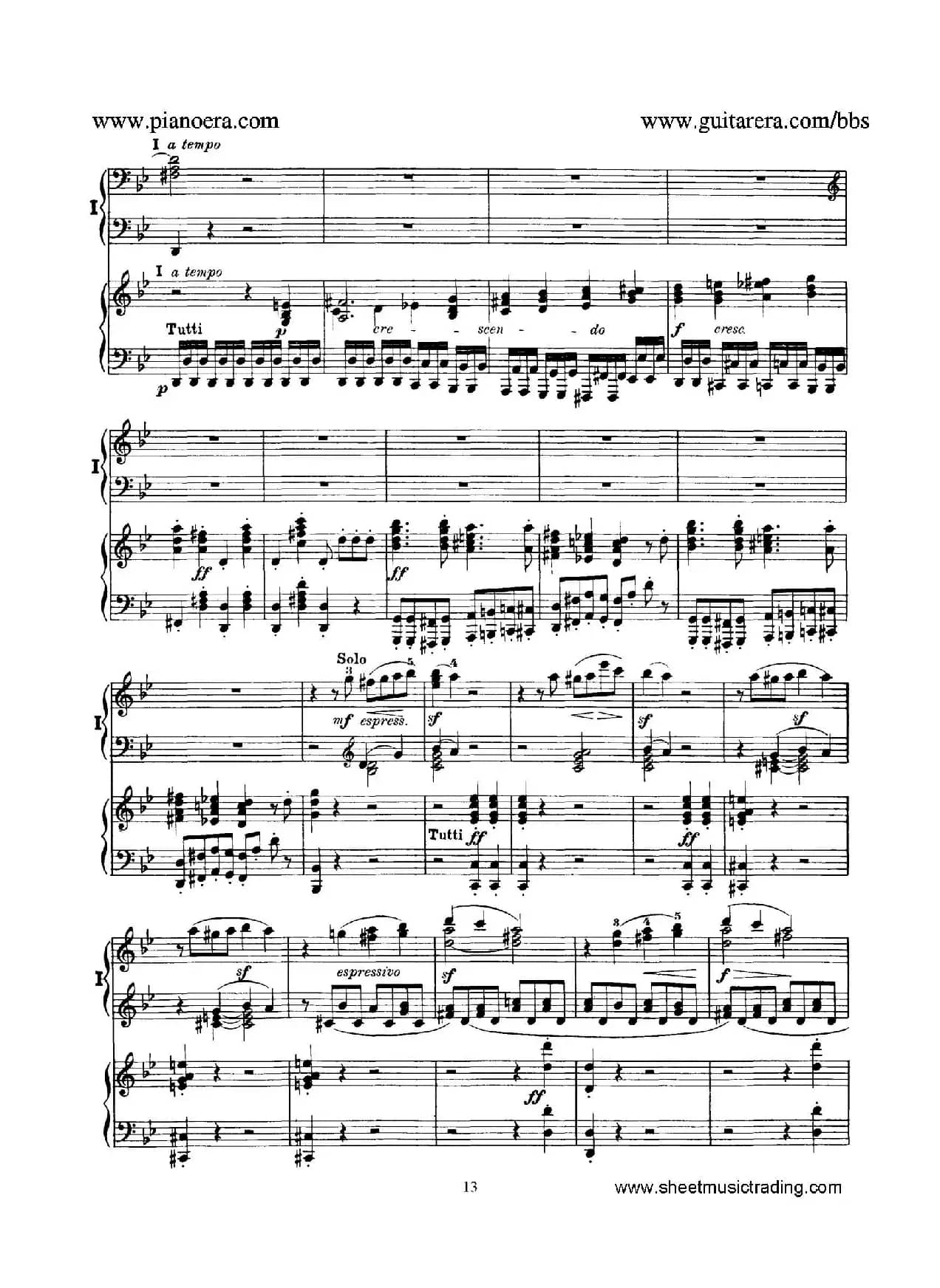Piano Concerto No.1 in g Minor Op.25(g小调第一钢琴协奏曲·双钢琴)