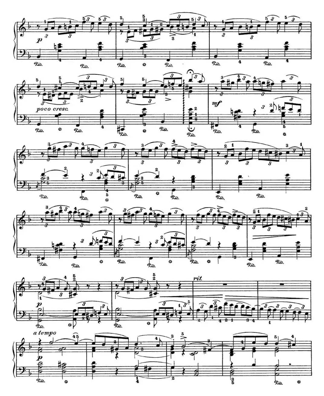 柴可夫斯基 四季 10月 秋之歌 d小调 Autumn Song D minor