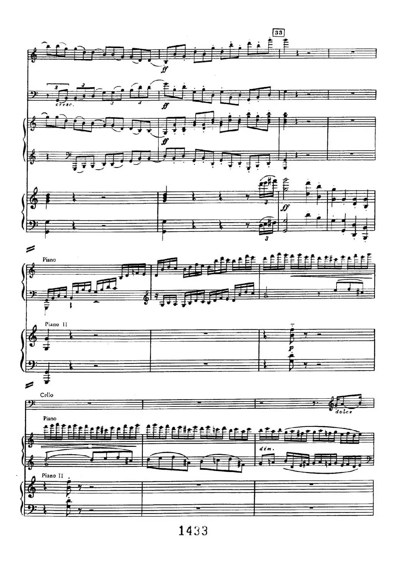 Triple Concerto in C Major Op.56(C大调三重协奏曲·双钢琴·Ⅰ)