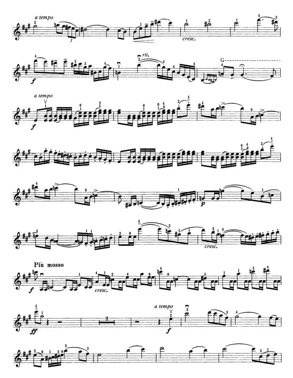 小提琴考级第七级：外国乐曲（8首）