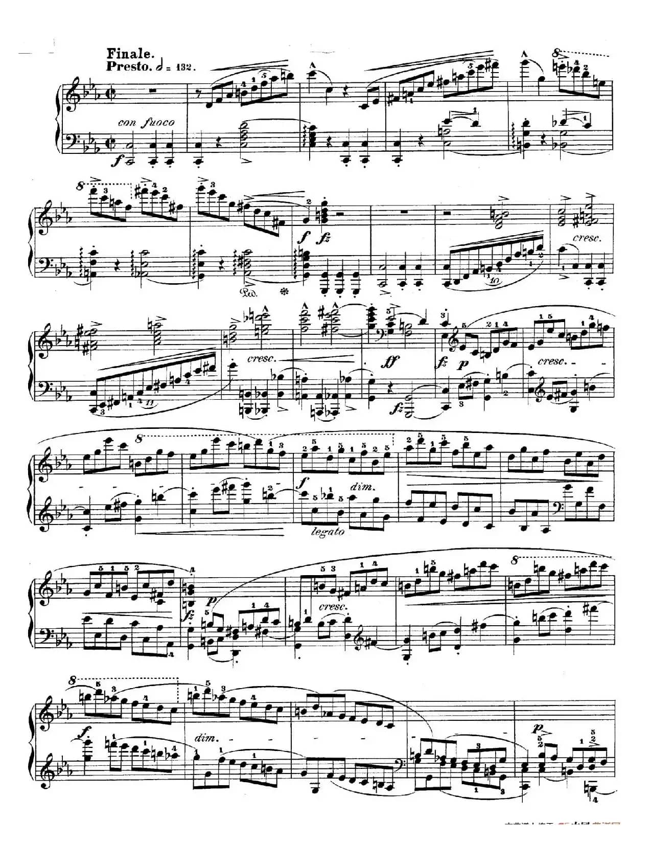 Piano Sonata No.1 in c Minor Op.4 (c小调第一钢琴奏鸣曲)