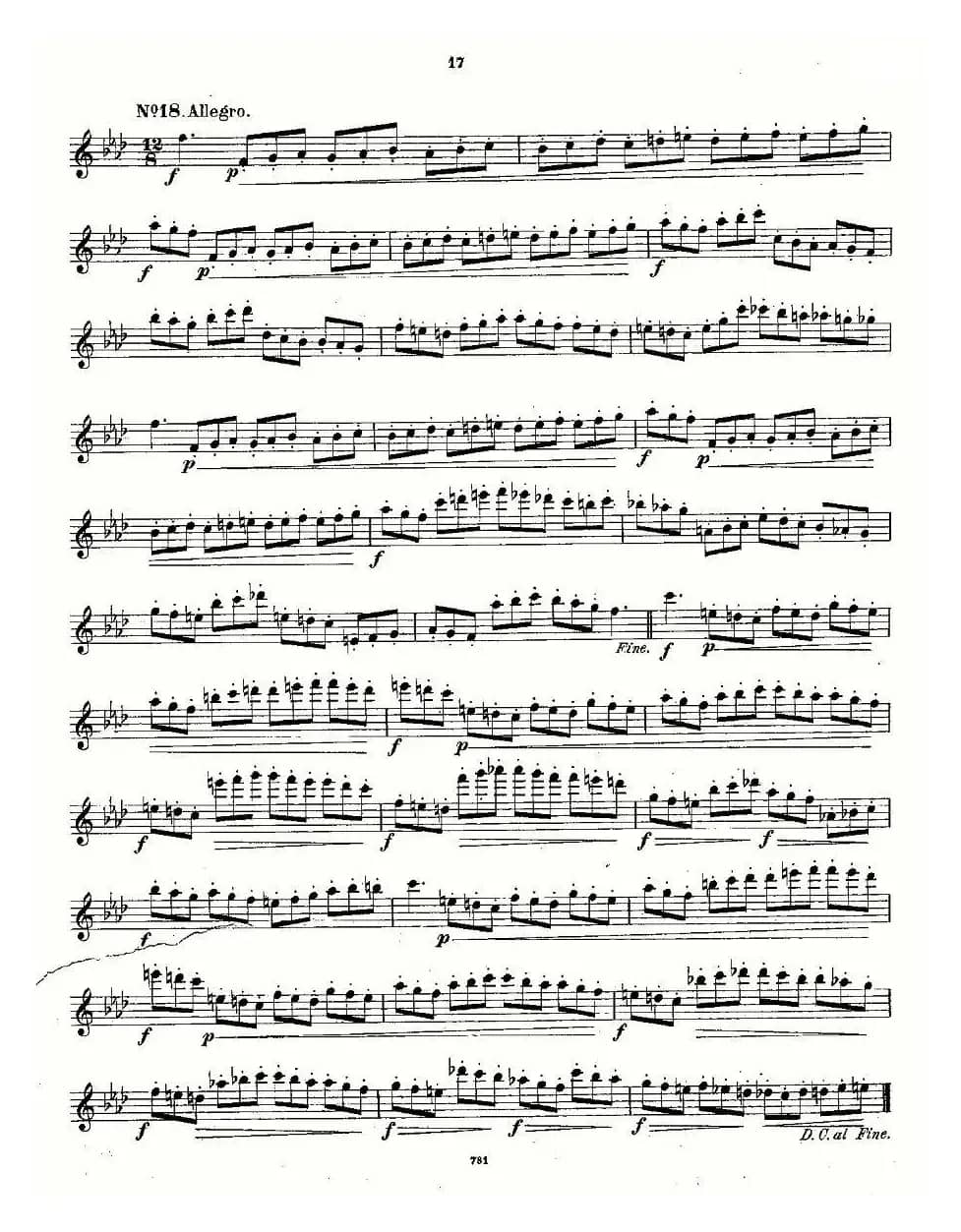 18 kleine Studien.Op.41