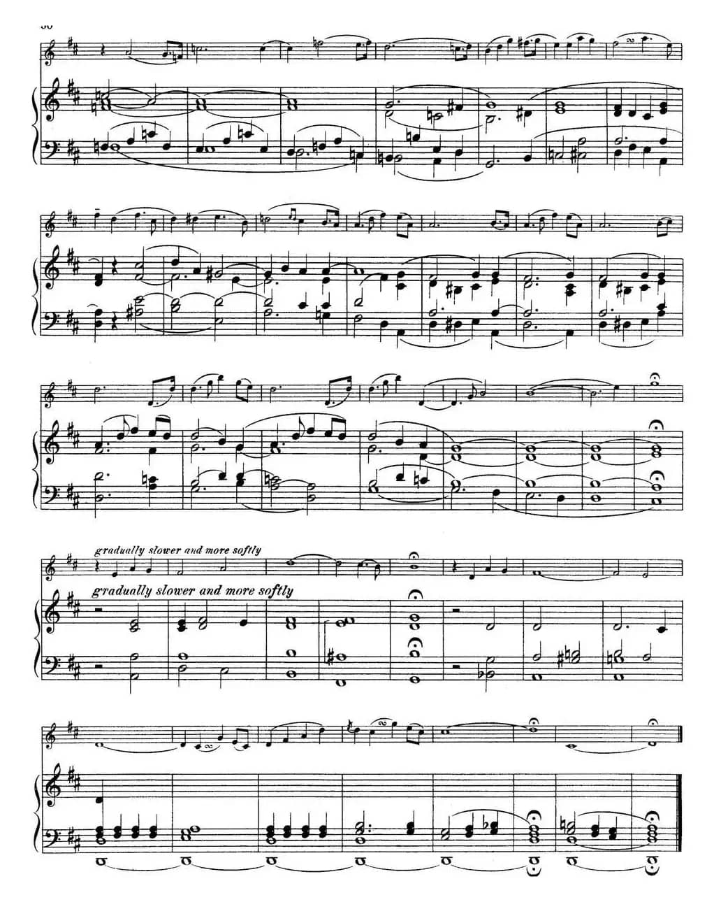 25首小提琴曲合集：Melody.（F. TH. CURSCH-BUHREN Op.157，No.1）（小提琴+钢琴伴奏）