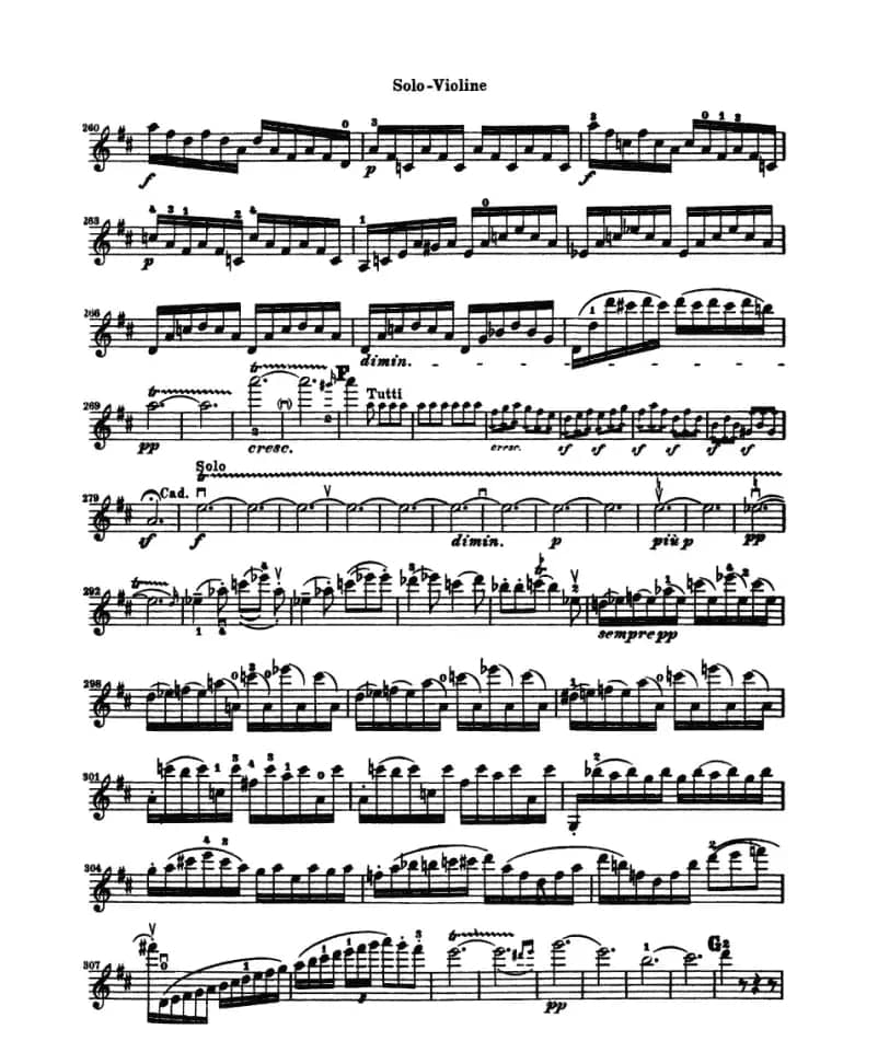 Konzert fur Violine（贝多芬小提琴协奏曲）