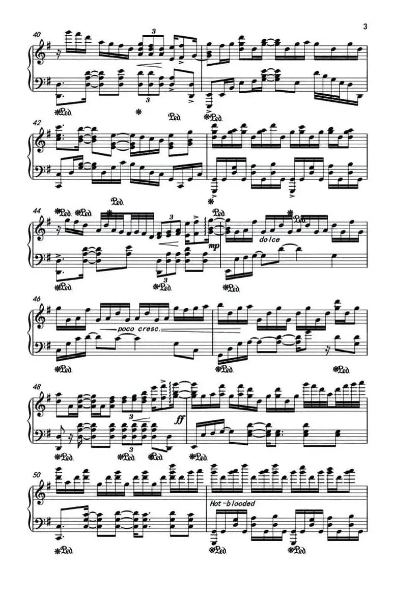 心之焰（选自《楚乔传》）（钢琴改编）