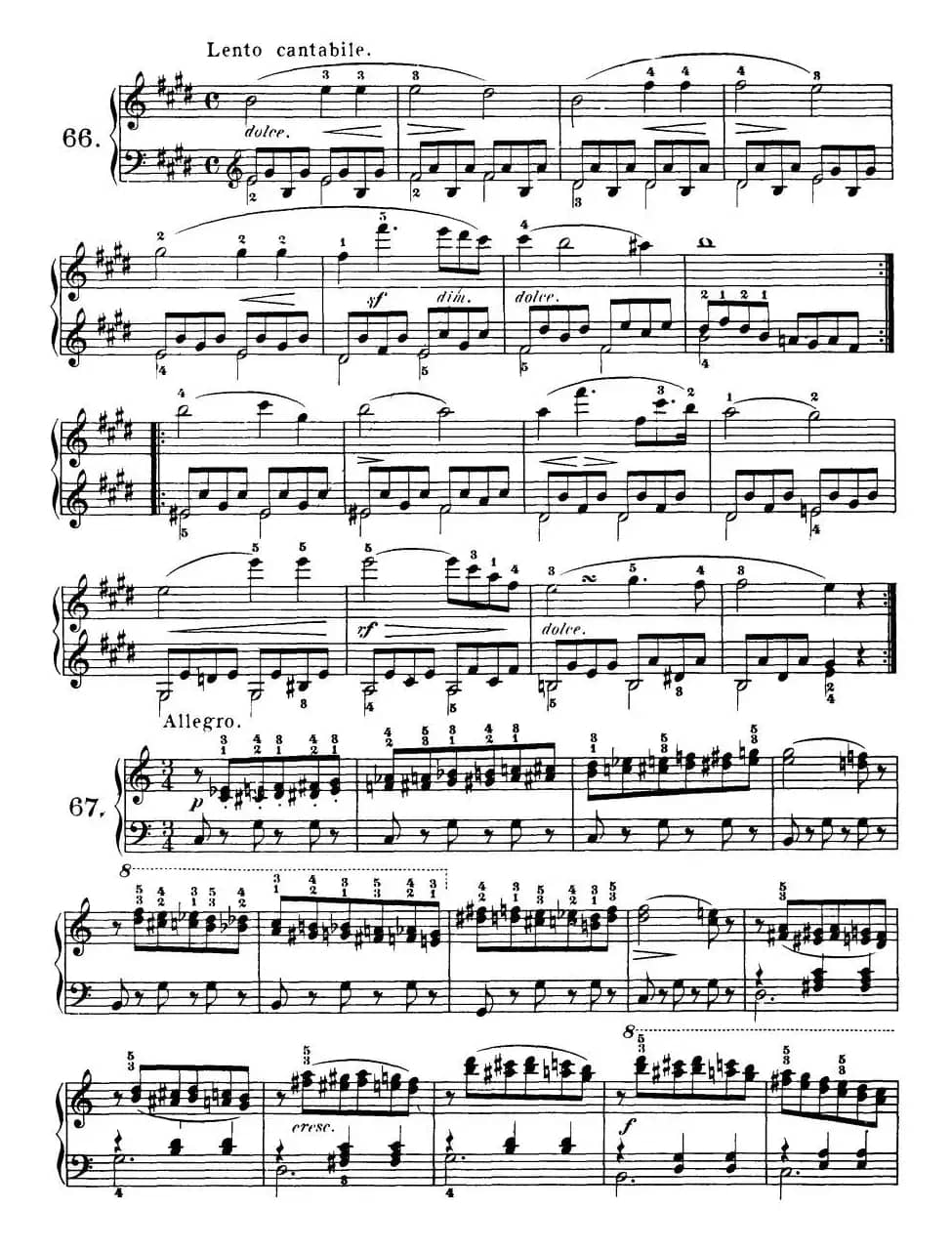 Czerny - 100 Progressive Studies Op.139（58—68）