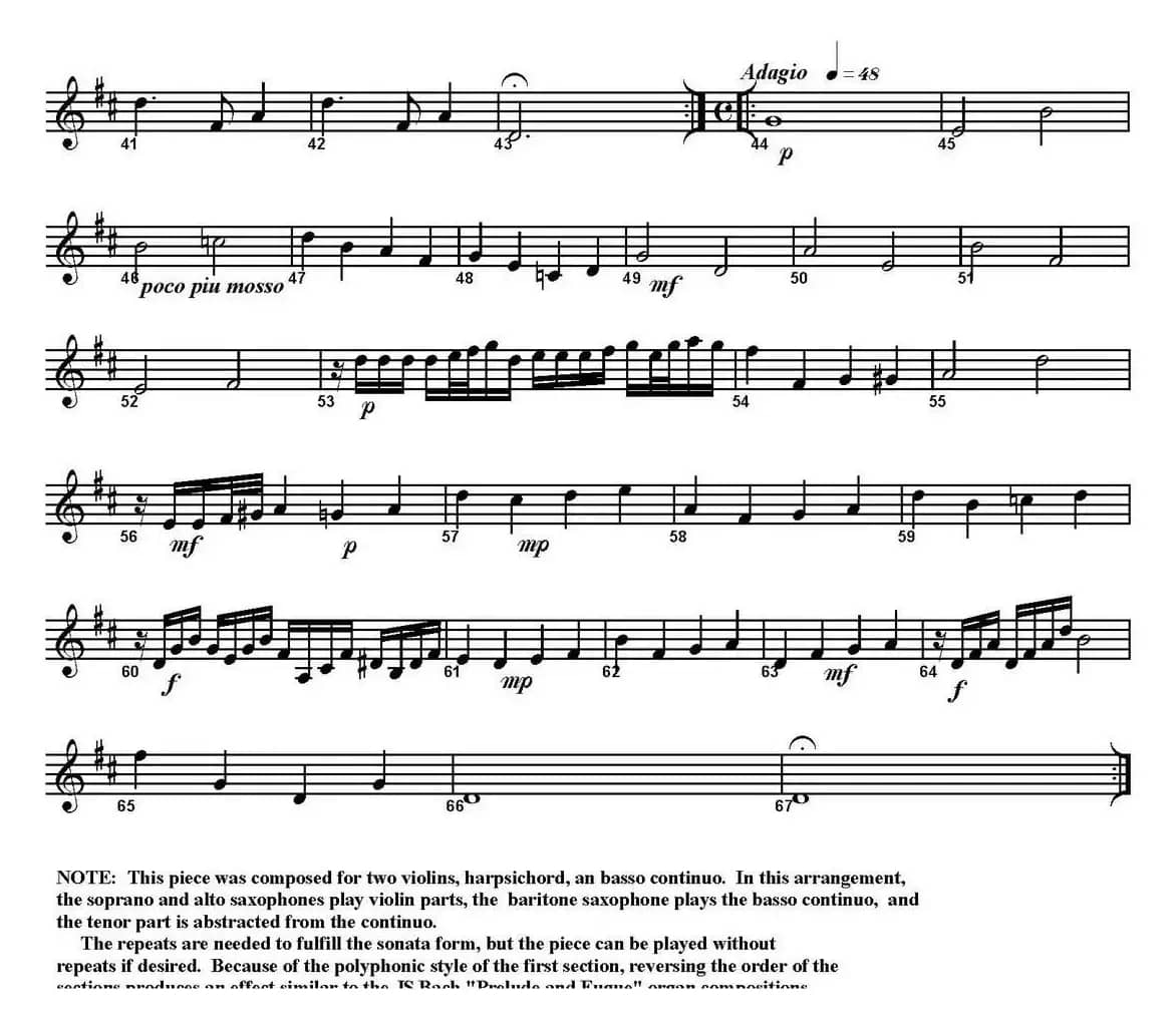 La Raspona（四重奏·上低音萨克斯分谱）