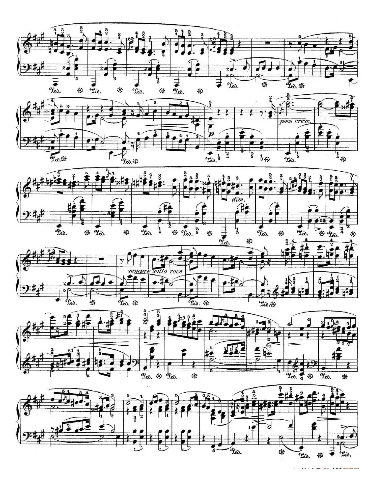 Polonaise in f-Sharp Minor Op.44（升f小调波兰舞曲）