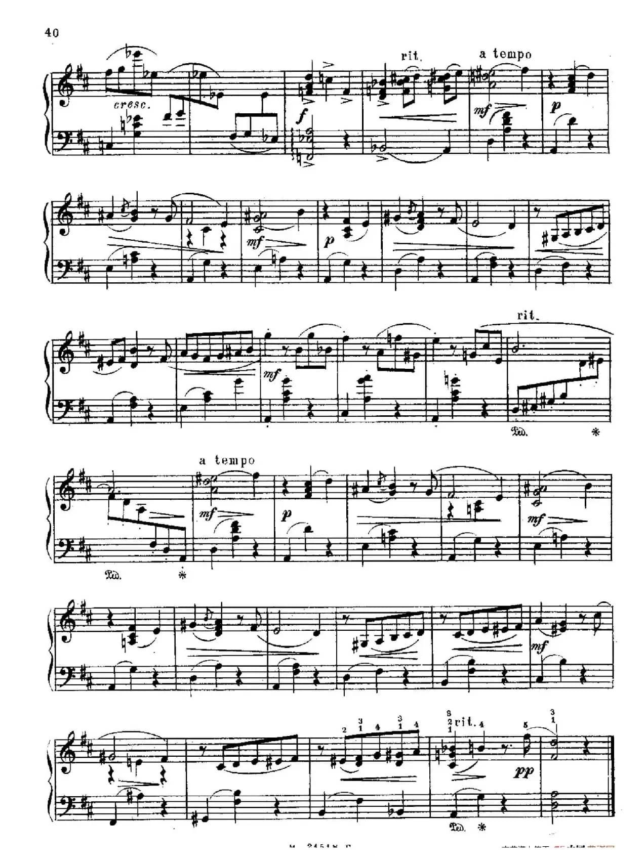 The Red Poppy Op.70（芭蕾舞剧《红罂粟》钢琴独奏版·10）