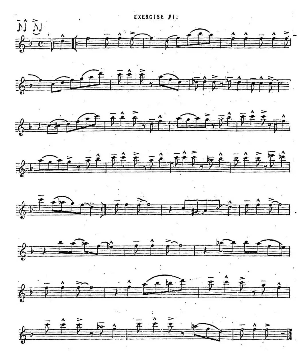 Intermediate Jazz Conception by Lennie Niehaus（20 Jazz Exercises）