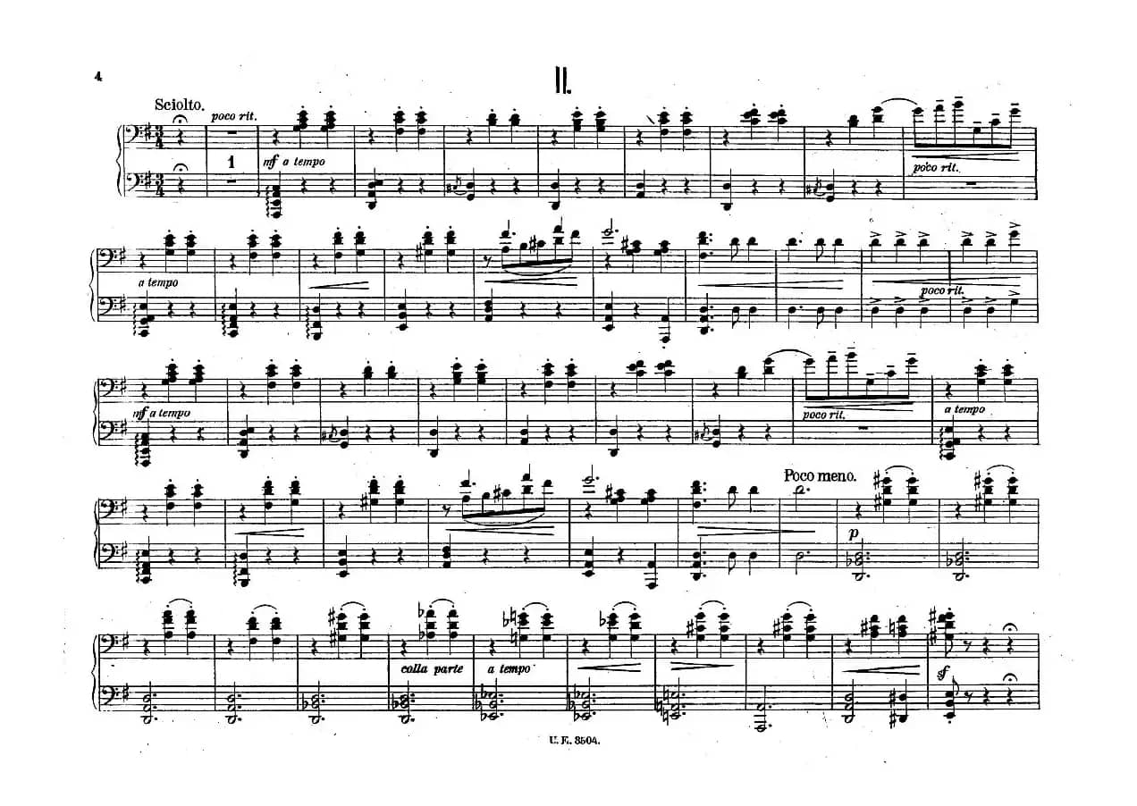 5 Waltzes Op.51-4 Hands（5首圆舞曲-四手联弹）