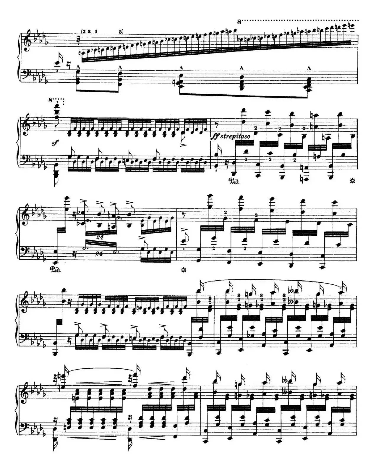 12 Etudes d'execution Transcendante S.139(12首超技练习曲·12)