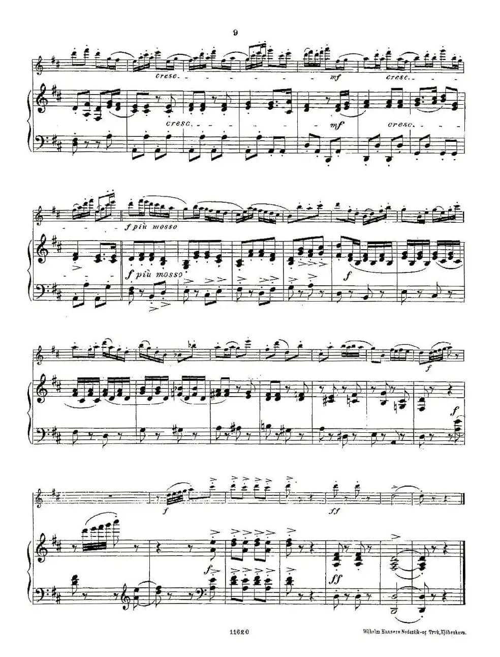 Opern-Transcriptionen.Op.45-8（长笛+钢琴伴奏）