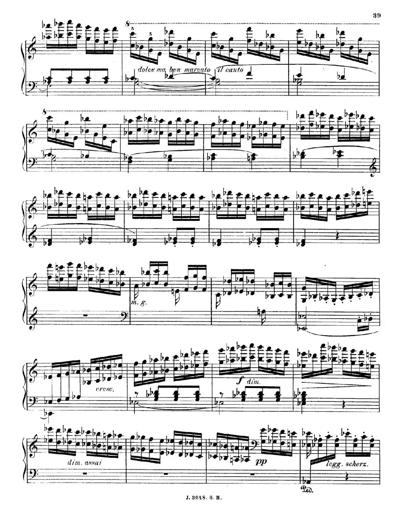 6 Etudes de Concert（6首音乐会练习曲·6）