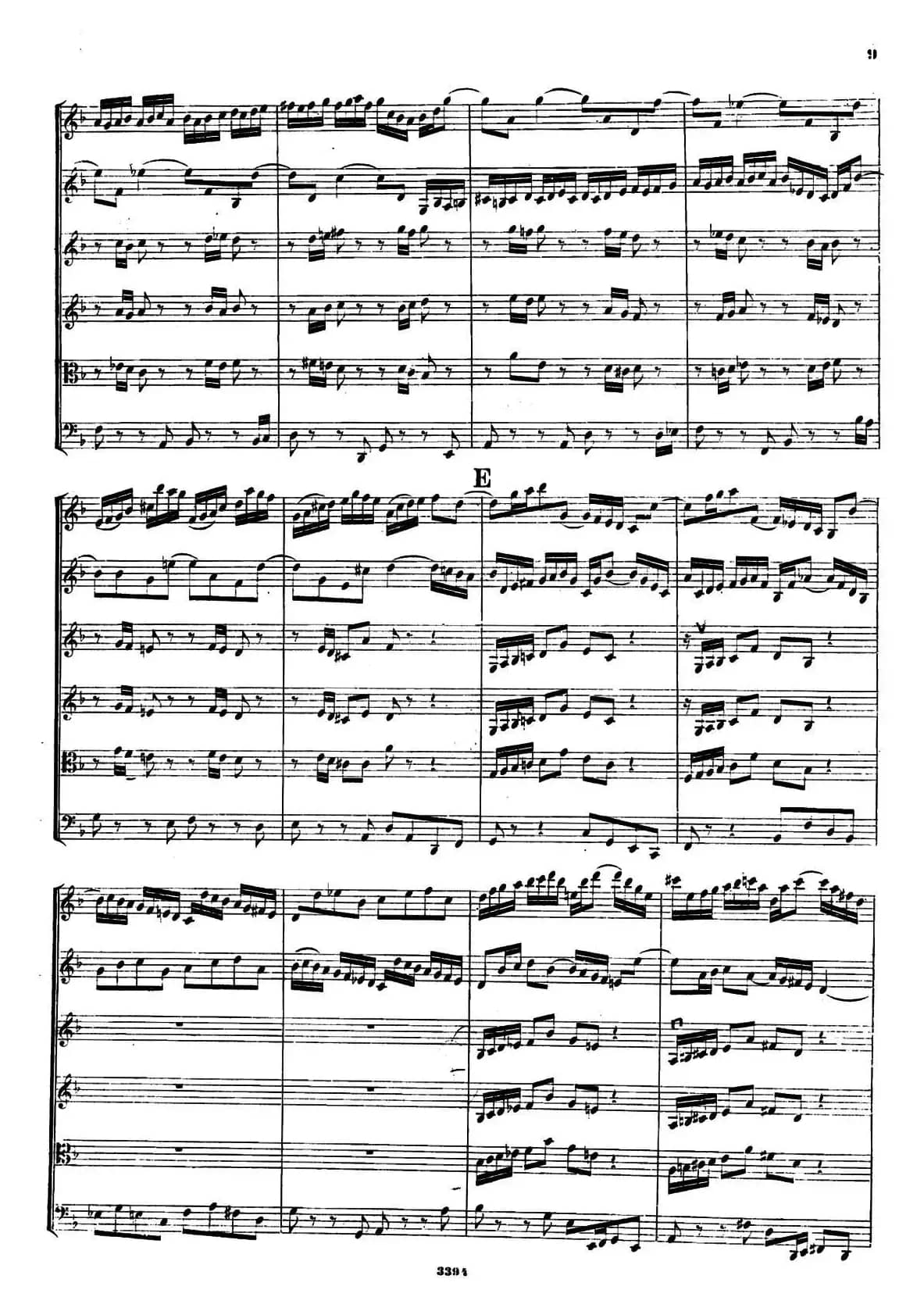 CONCERTO A DUE VIOLINI.（巴赫D小调二重协奏曲总谱）