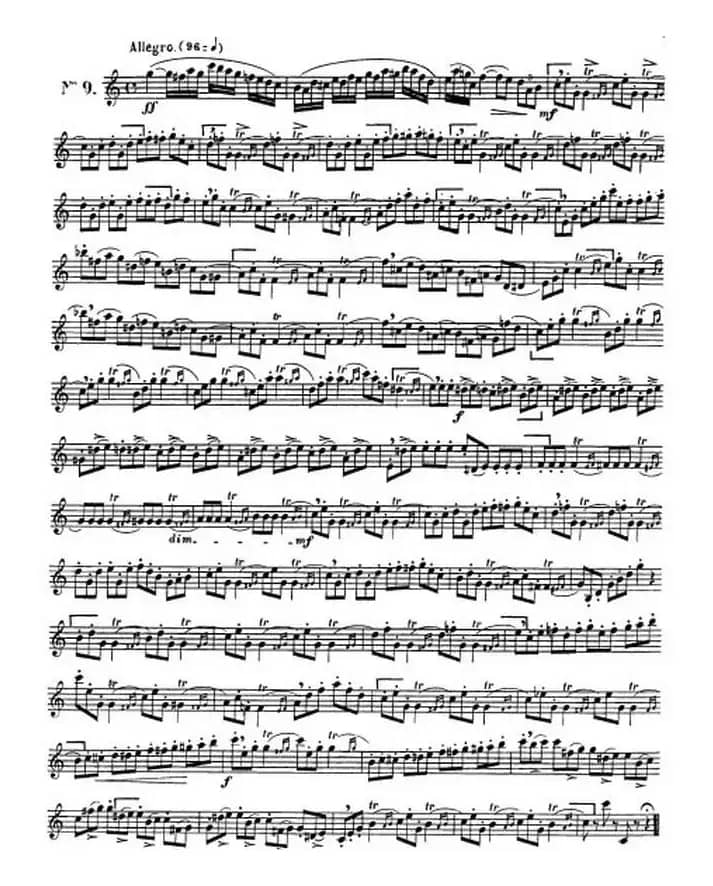 克劳斯古典萨克斯练习曲1-10