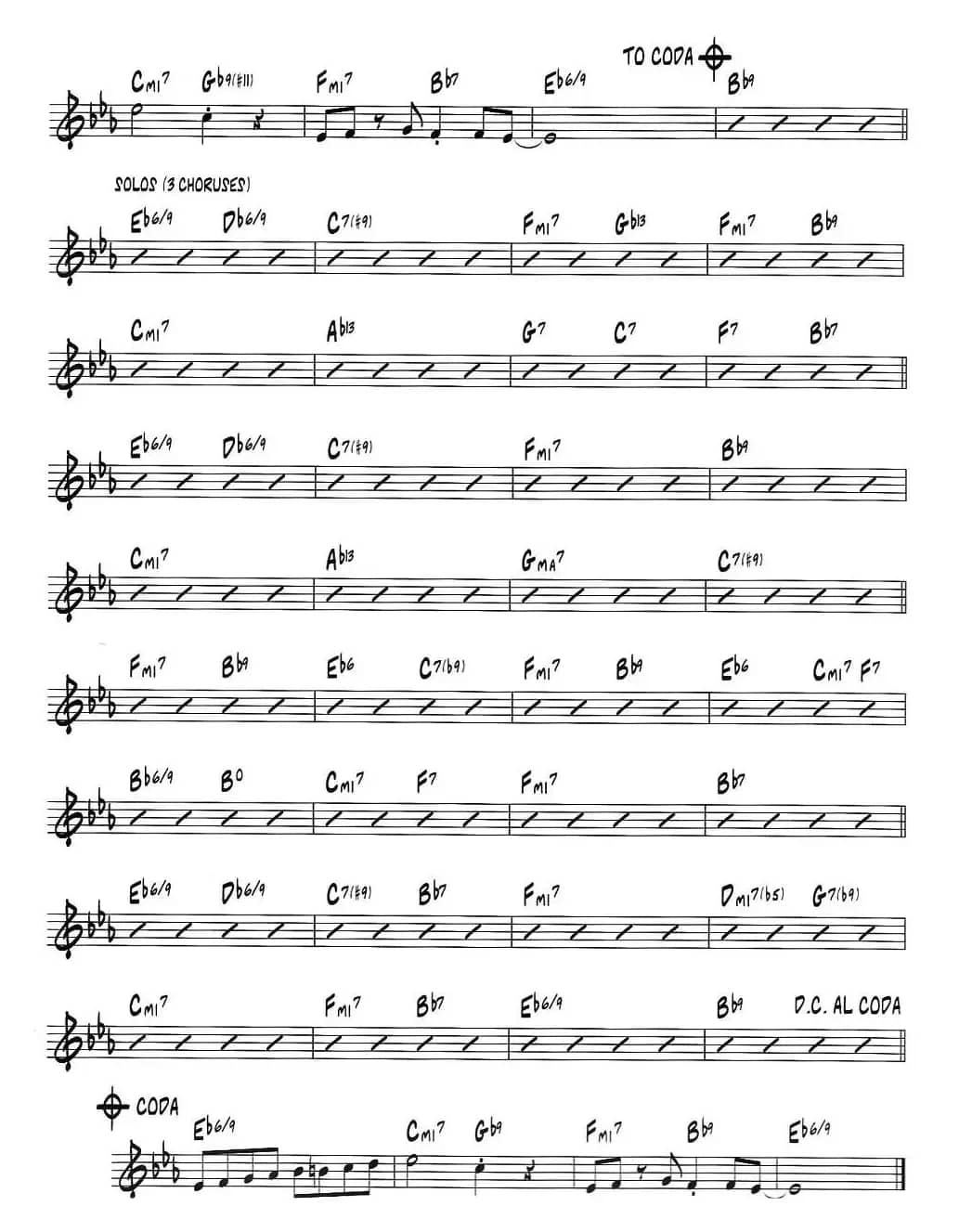 HERE'S TO THE PEOPLE（jazz系列萨克斯谱）