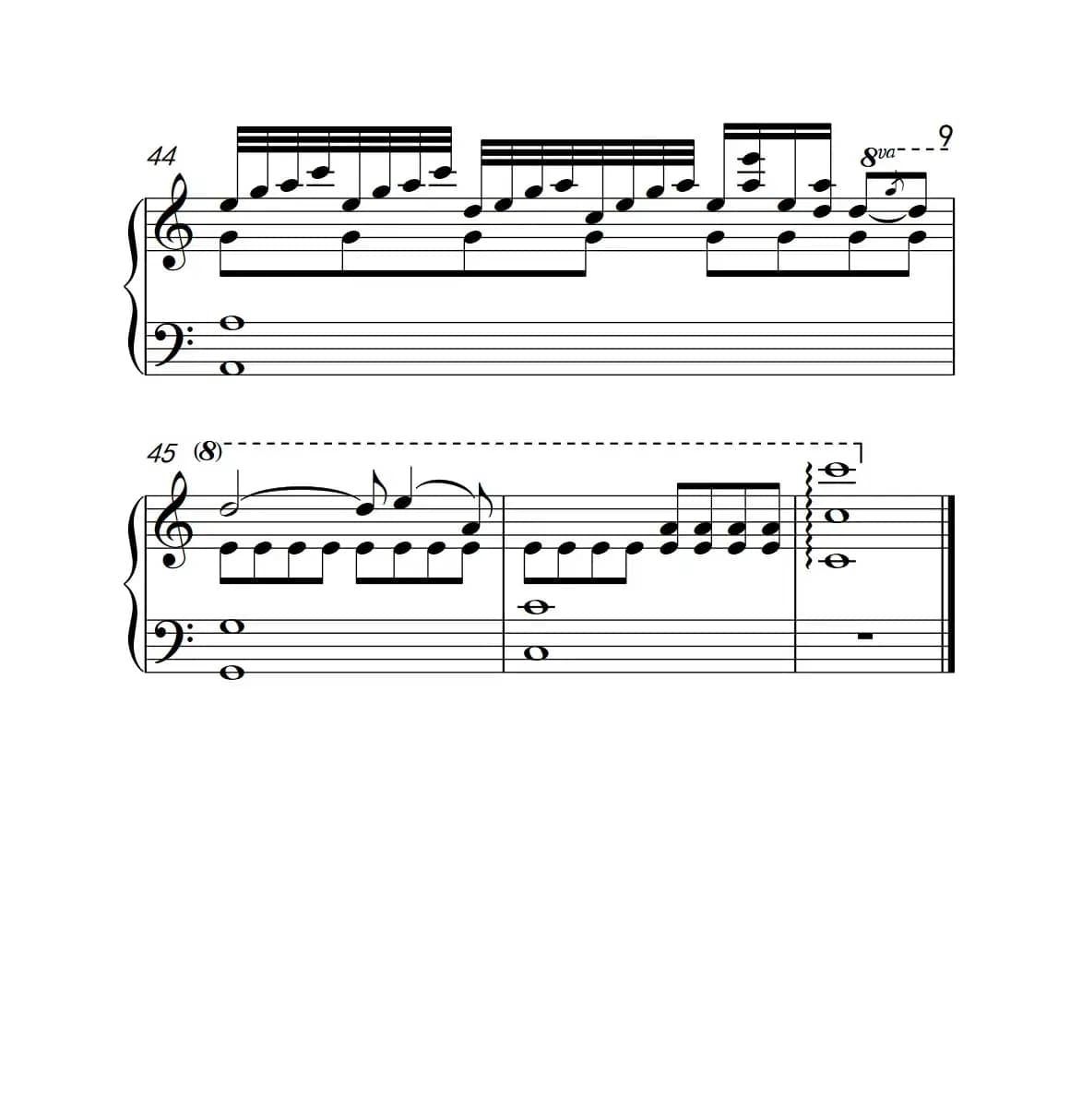 雾里看花（《弹吧音教》制谱版）