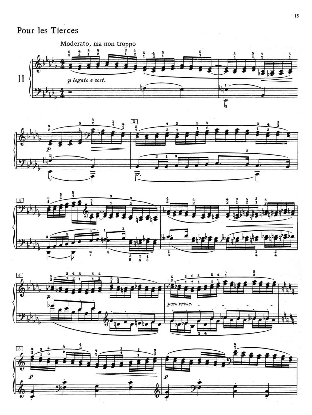 德彪西12首钢琴练习曲（2 三度练习v1.0 tierces）