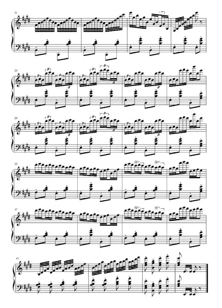 练习曲（梦的世界作曲版）