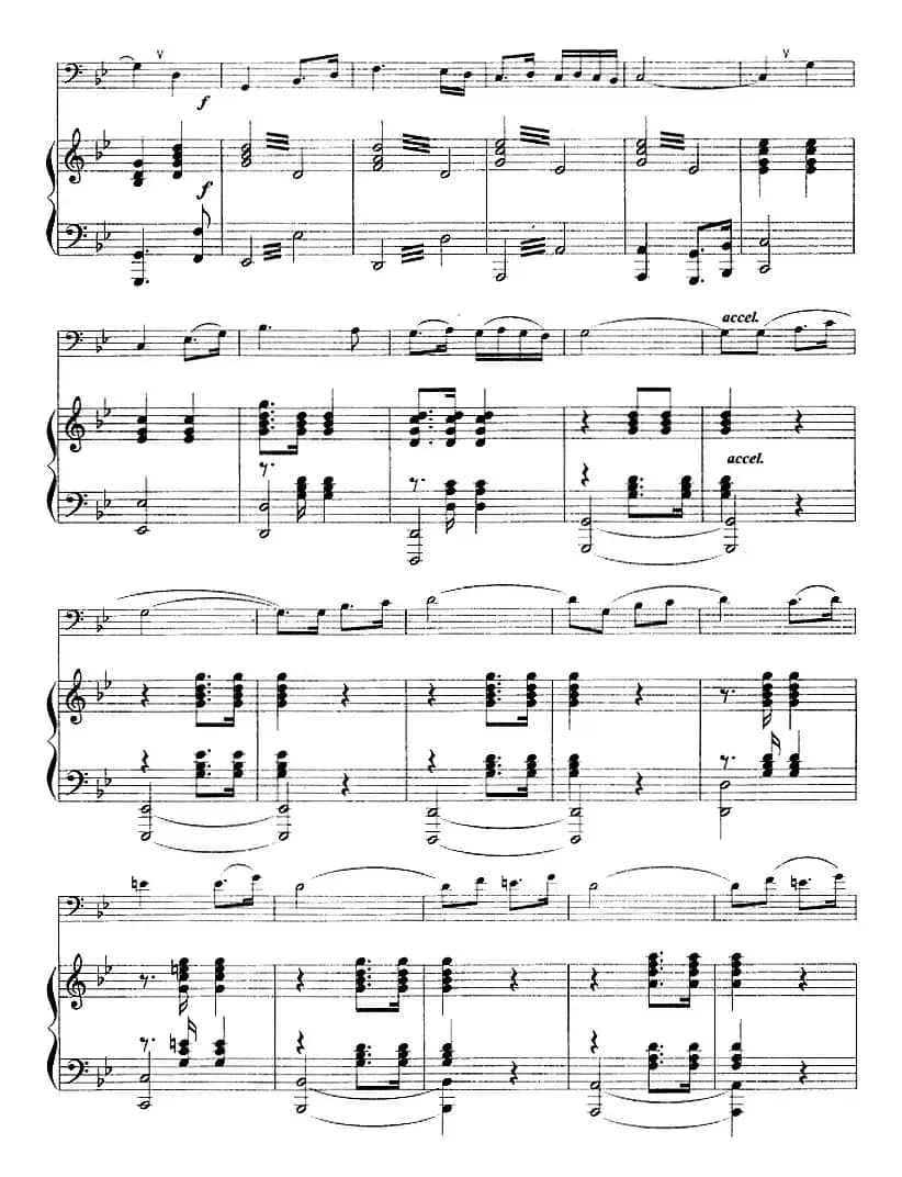 解放（舞剧《红色娘子军》选曲、长号+钢琴伴奏）