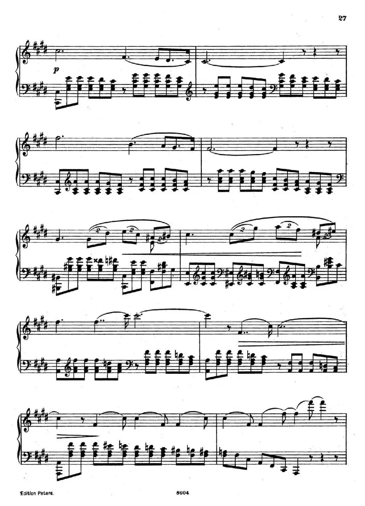 Six Etudes Op.23（6首练习曲·Ⅲ）