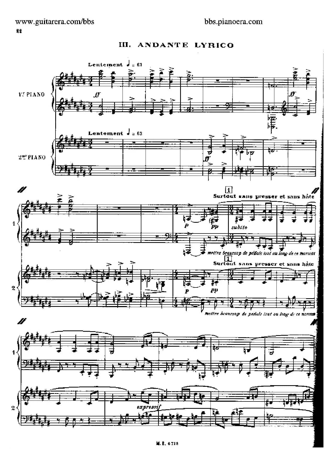 Sonata for Two Pianos（双钢琴奏鸣曲）