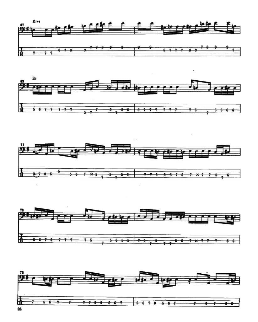 电贝司专业等级第六级(三、自选曲目)