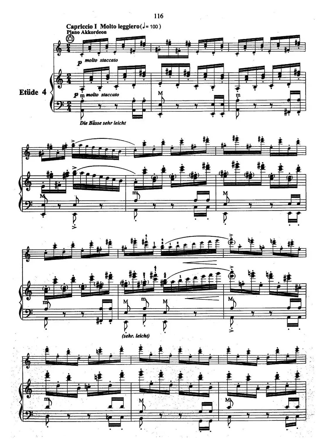 帕格尼尼主题音乐会练习曲（1—5）