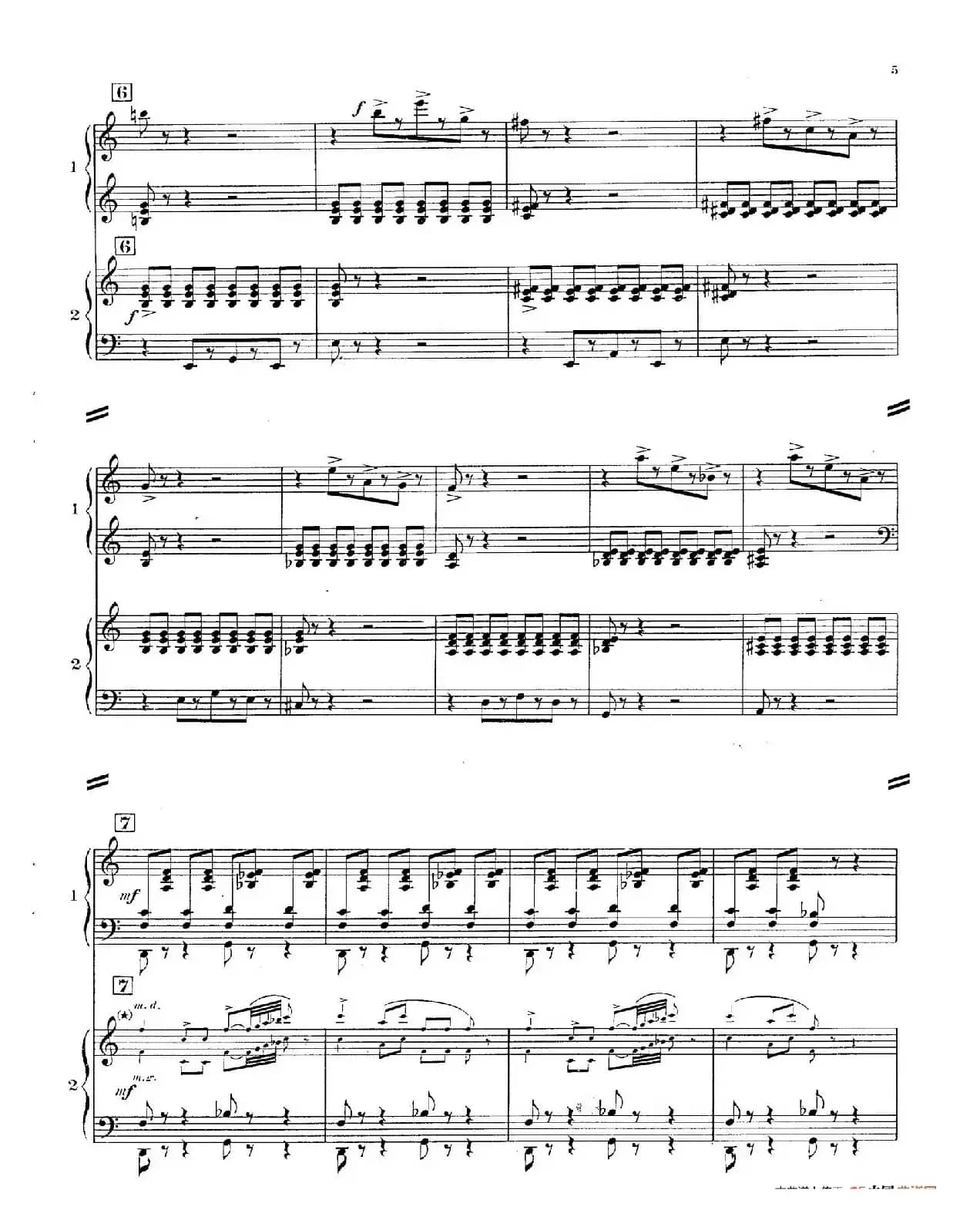 Concerto for 2 Pianos in d Minor（d小调双钢琴协奏曲· 第一乐章）