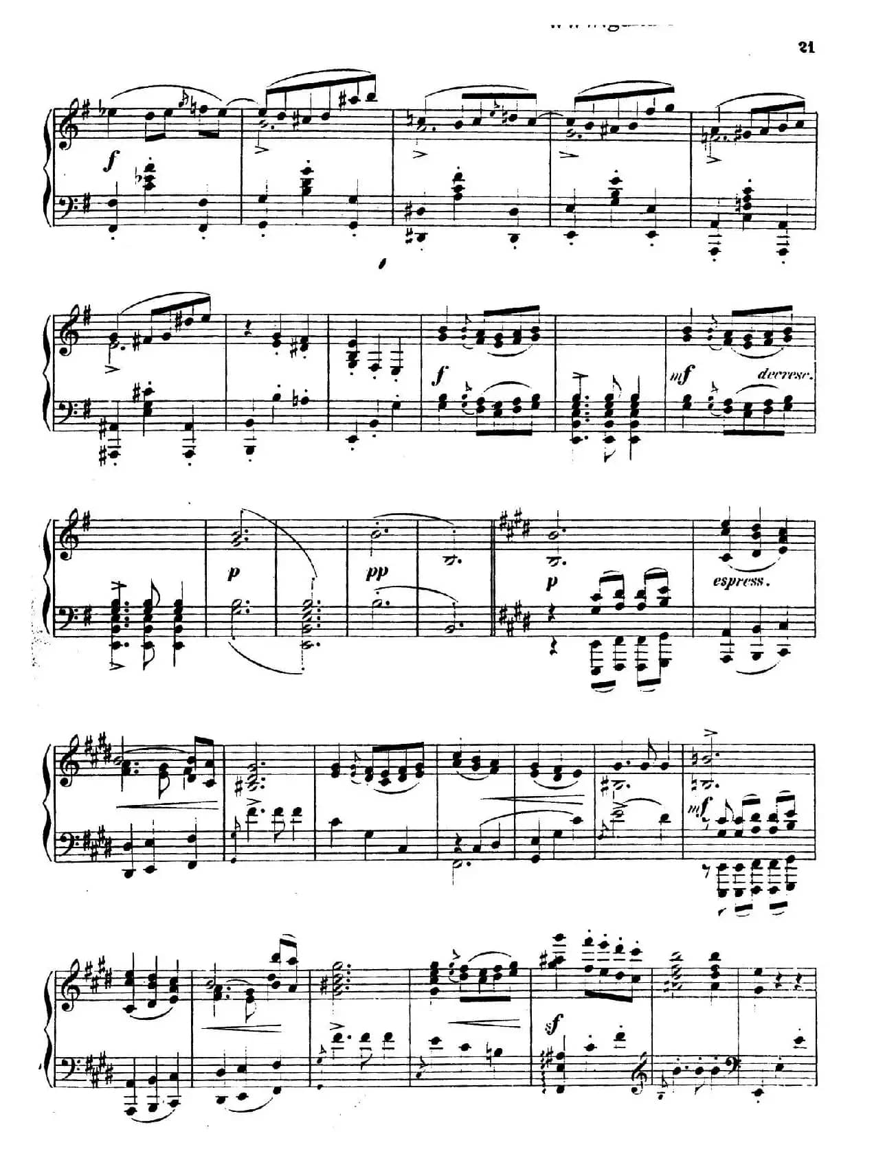 Waltzes Op.23（圆舞曲集·9、e小调）