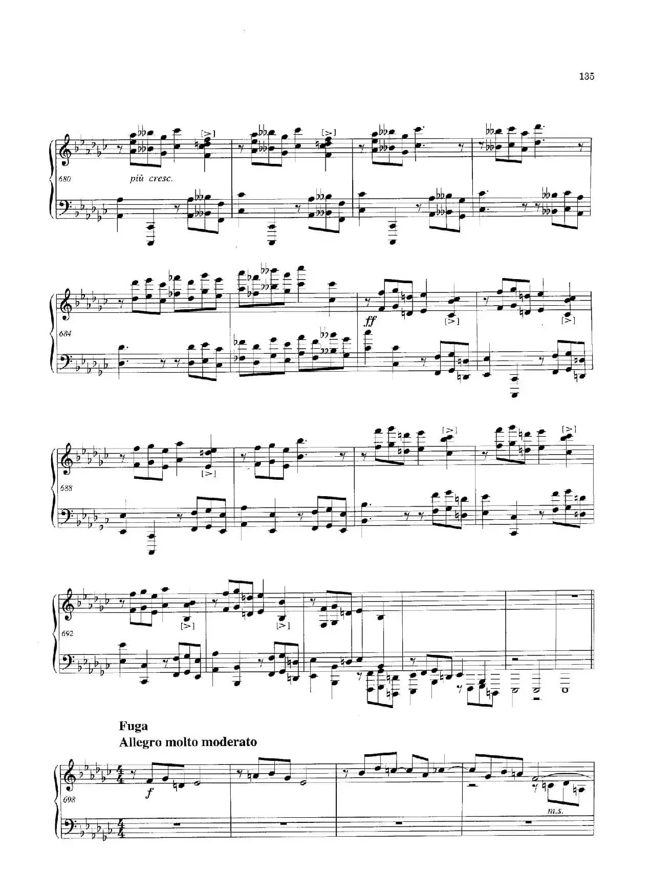 Variations and Fuge in e-flat Minor Op.23（降e小调主题变奏与赋格）