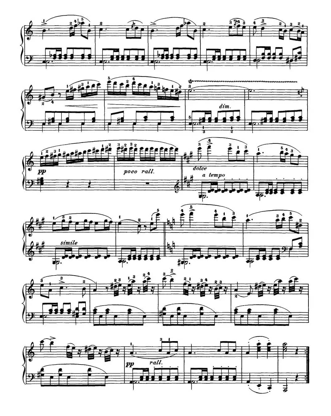 One Hundred and Ten Easy and Progressive Exercises Op.453(车尔尼110首简易练习曲 61——71)