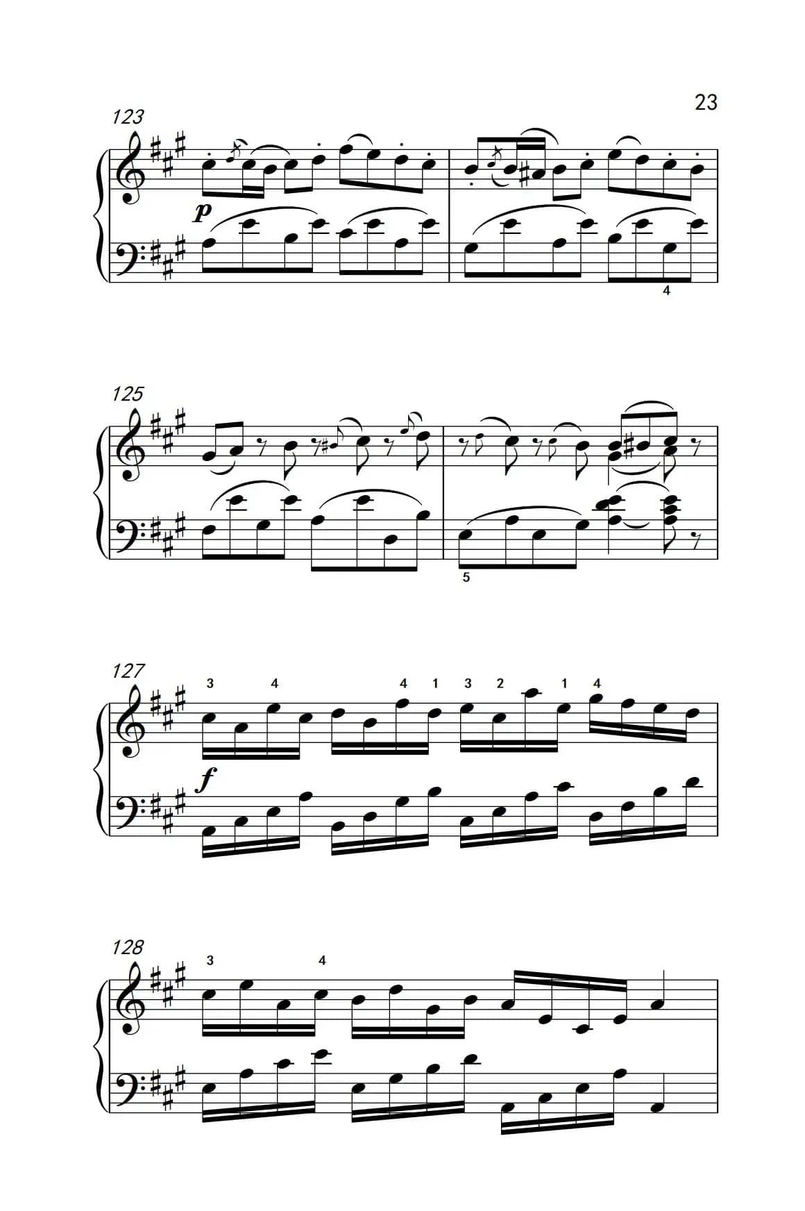 A大调钢琴奏鸣曲 优雅的行板