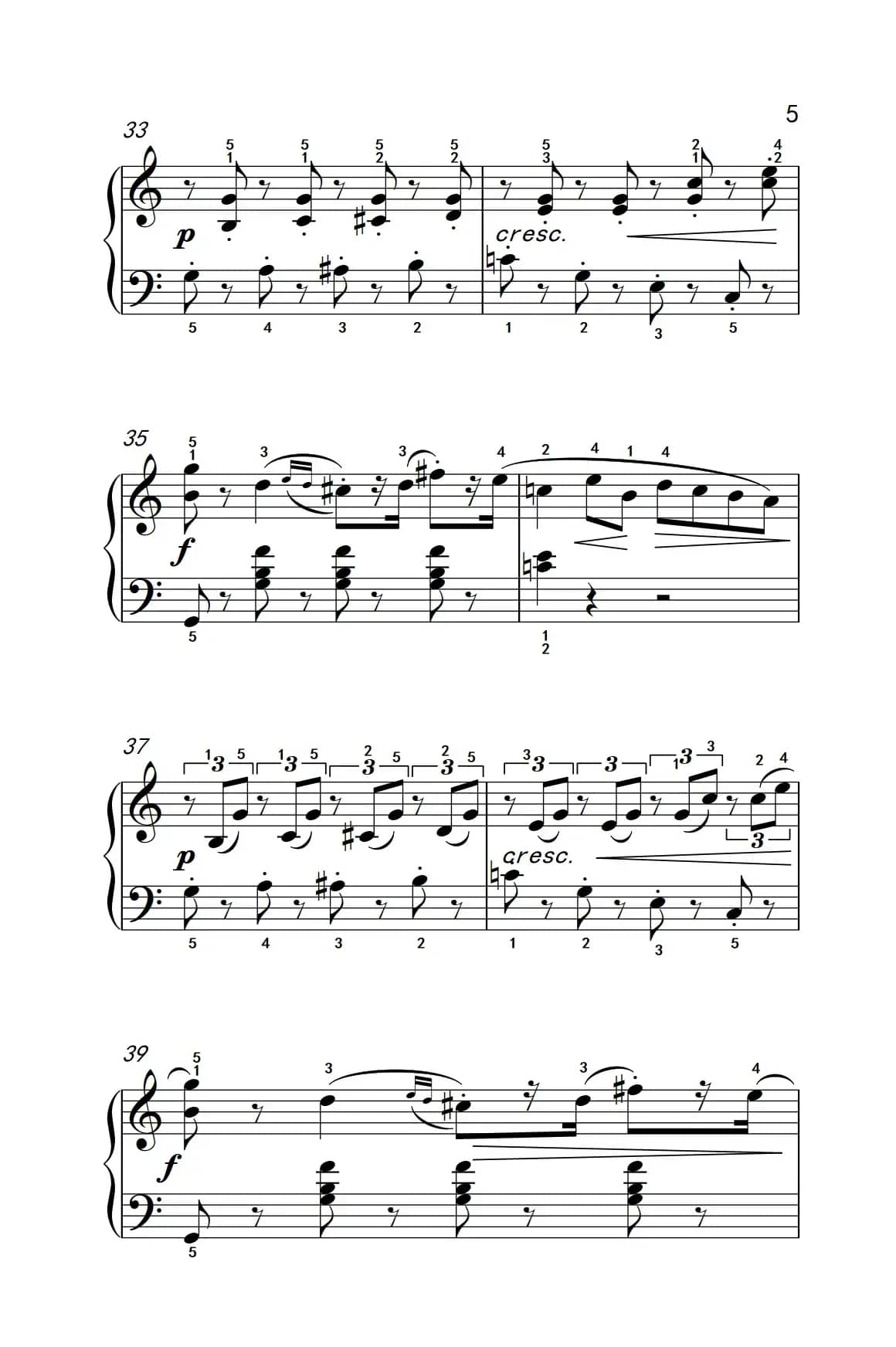 骑士（老年大学 钢琴教程 3）