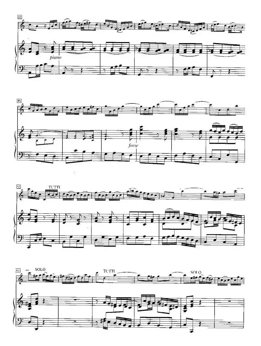 巴赫a小调小提琴协奏曲