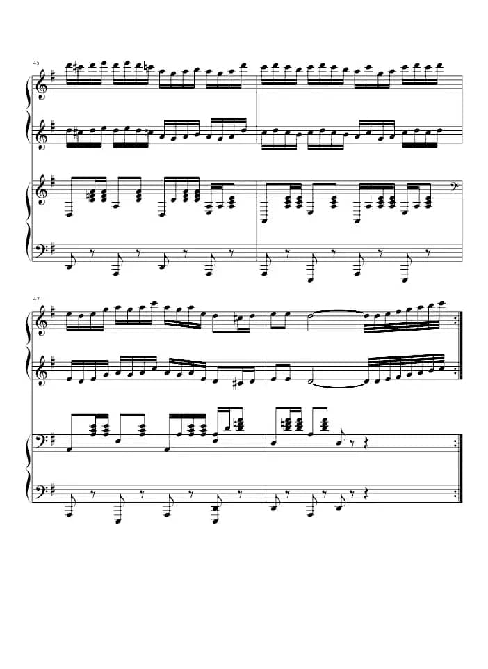 金蛇狂舞（双钢琴）