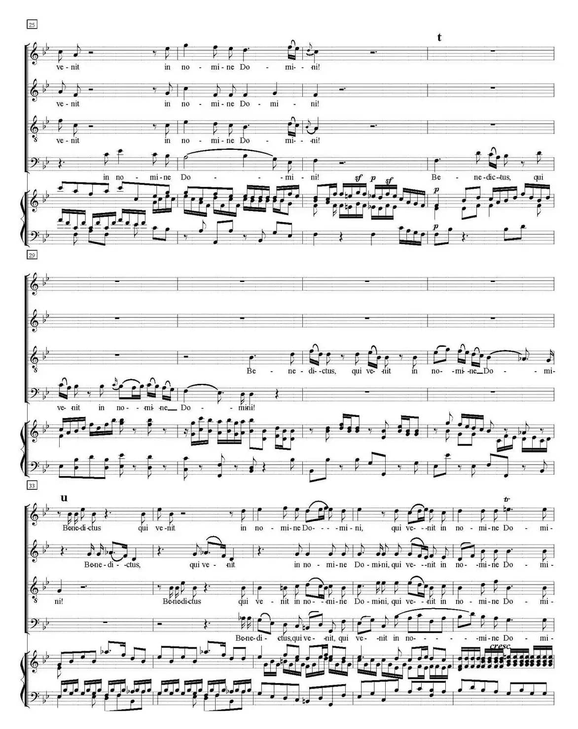 N°11 Benedictus（萨克斯四重奏+钢琴伴奏）