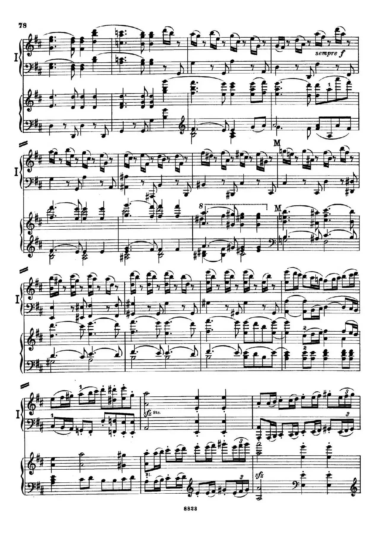 d小调第九交响曲 Op.125(双钢琴P73——82)