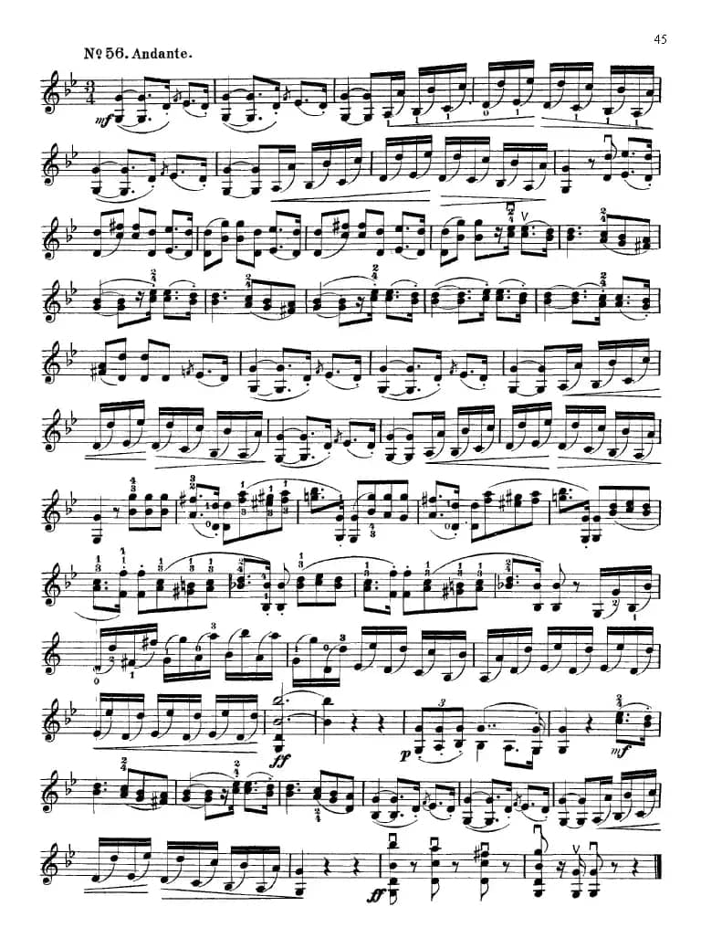 沃尔法特60首练习曲 Op.45（第41-49页）