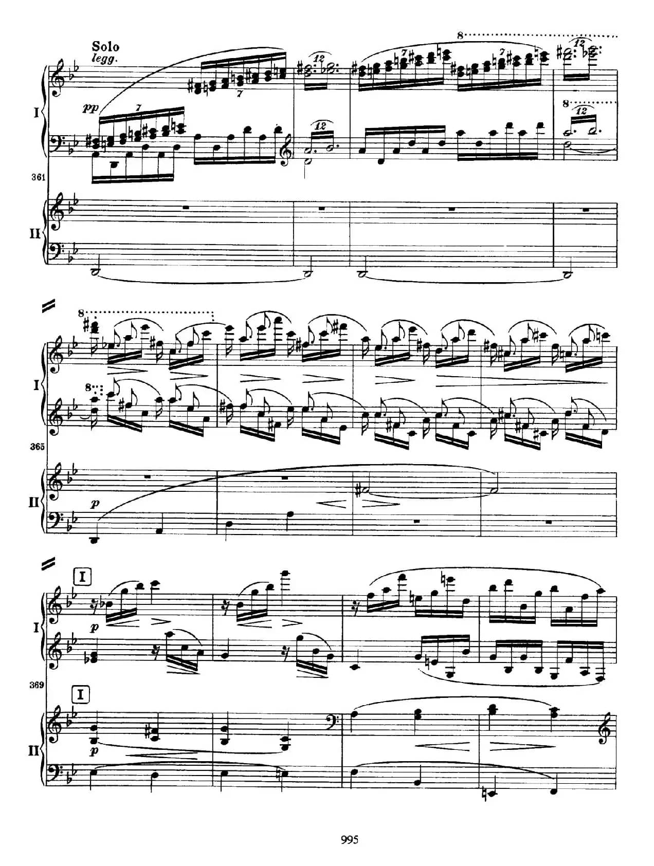 降B大调第二钢琴协奏曲（P91——104）