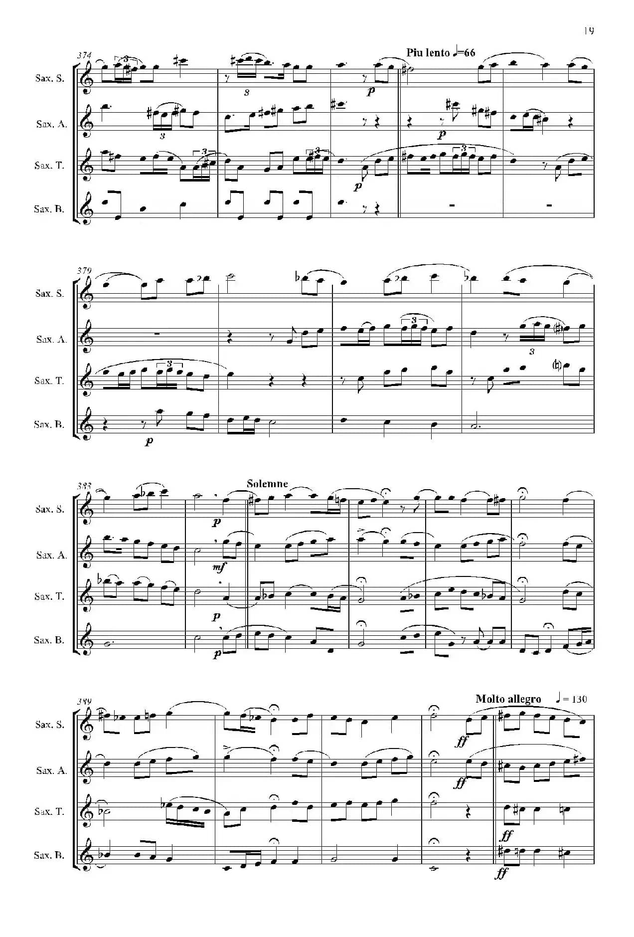 ESTILOS（四重奏）