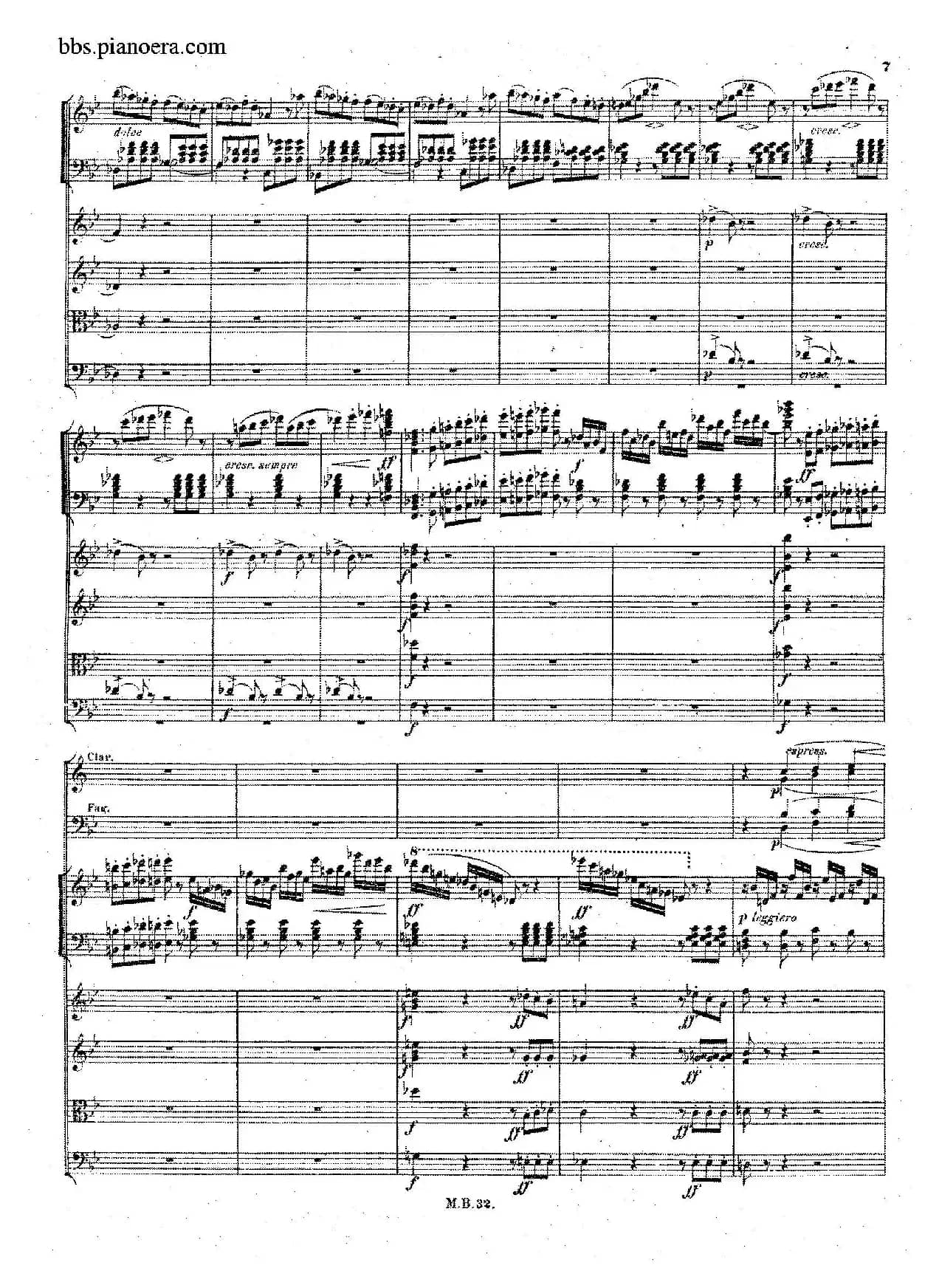 Piano Concerto No.1 in g Minor Op.25（g小调第一钢琴协奏曲·总谱）