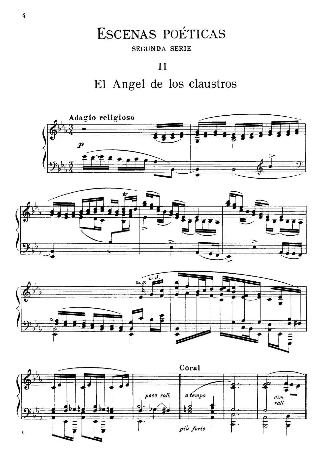 Escenas Poeticas（Segunda Serie  Ⅱ）