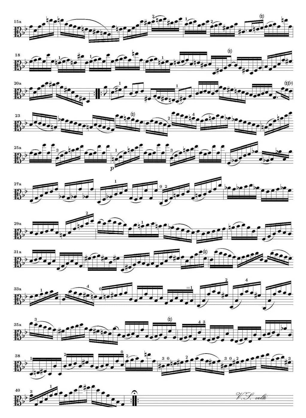 Bach Sonata BWV1004（无伴奏小提琴组曲）