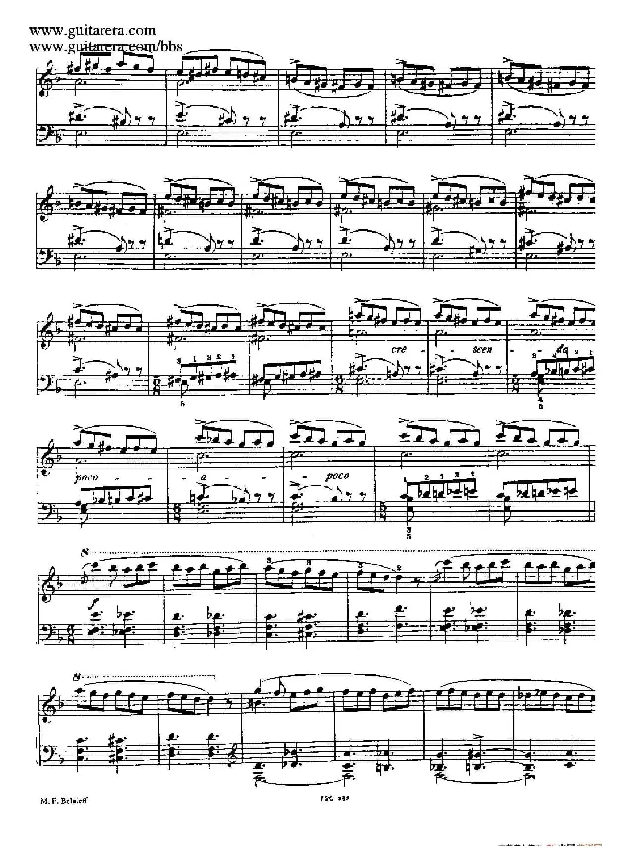 波罗维茨舞曲 （根据歌剧《伊戈尔王子》同名女声合唱改编）