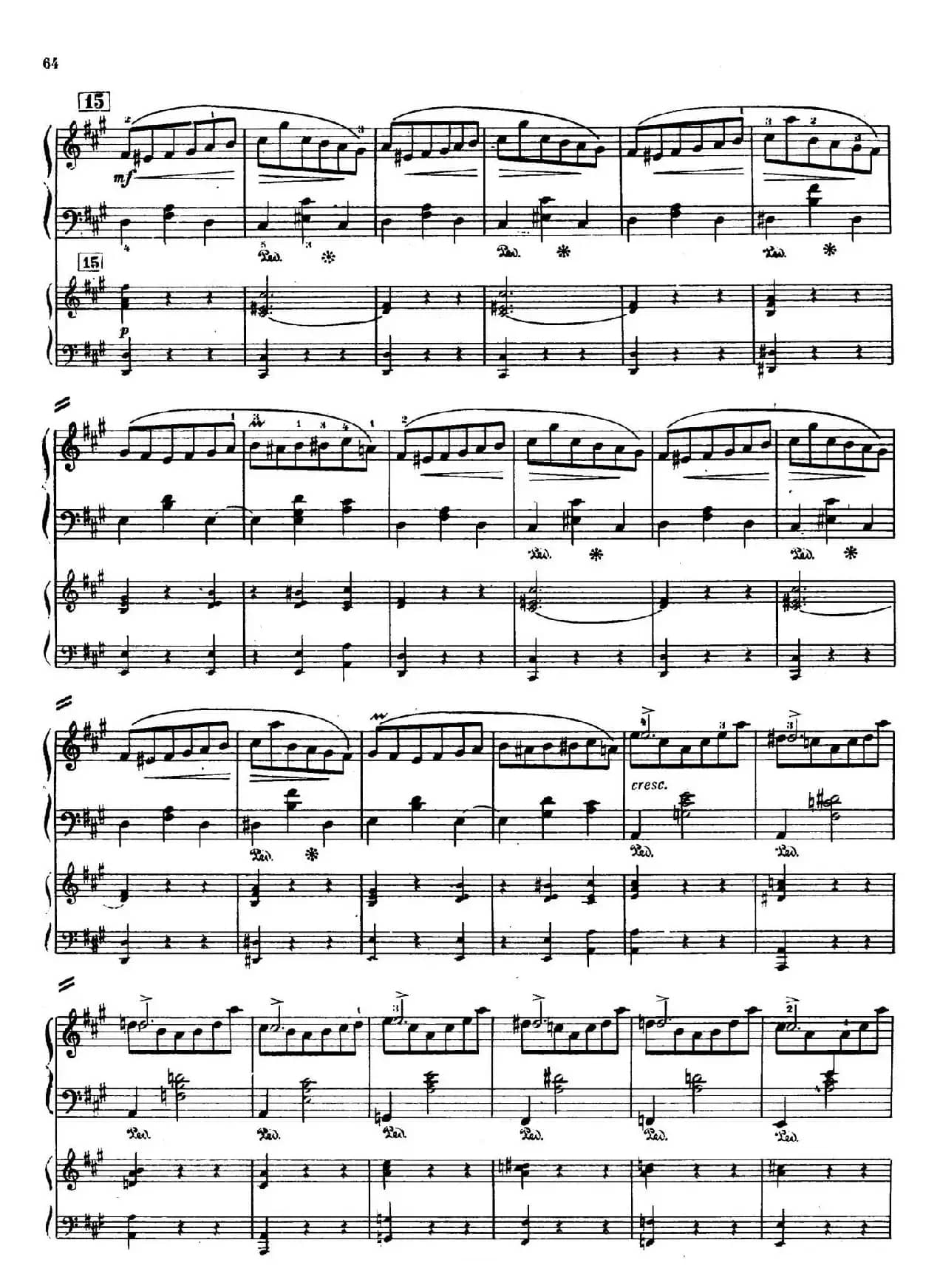 Piano Concerto in a Minor Op.54（a小调钢琴协奏曲·双钢琴）